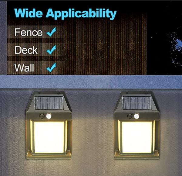 Waterproof Tungsten Filament Solar Wall Light for Outdoors